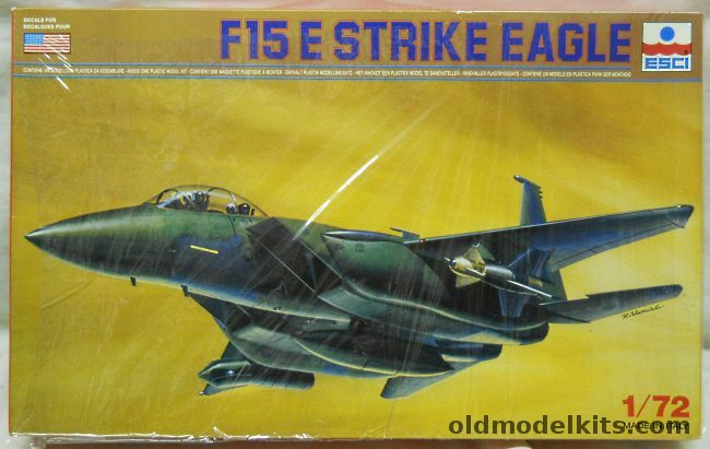 ESCI 1/72 F-15E Strike Eagle, 9050 plastic model kit